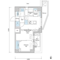 デュオフラッツ篠崎の物件間取画像